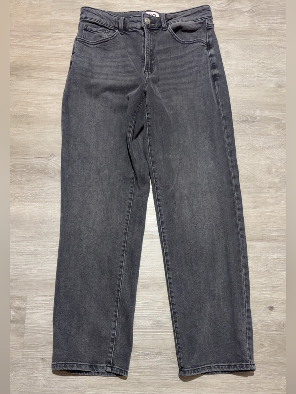 SO Women's Wide Leg Jeans - Charcoal Gray Juniors Size 11/30